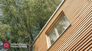 Passivhaus mit Holzfassade