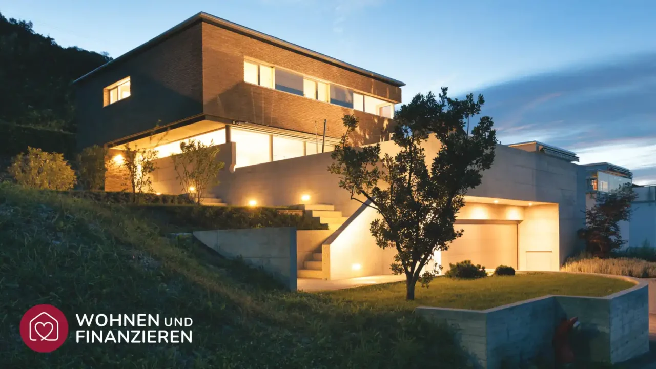 Architektenhaus am Hang