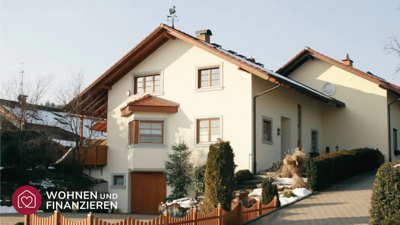 Einfahrt eines Hauses