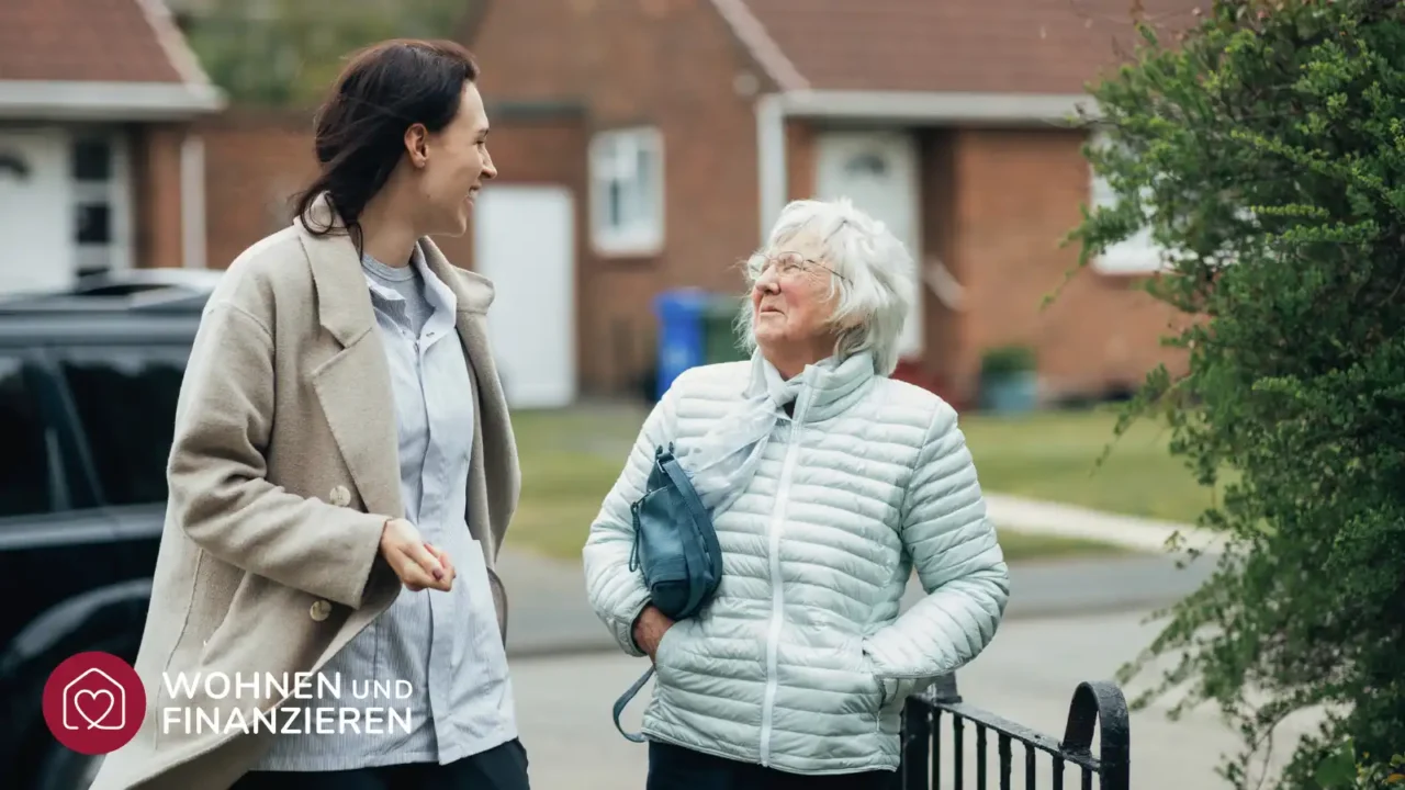 Käuferin mit älterer Person als Nießbraucher