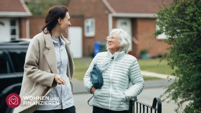Käuferin mit älterer Person als Nießbraucher