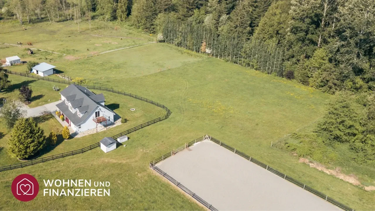 Grundstücksteilung aus der Vogelperspektive