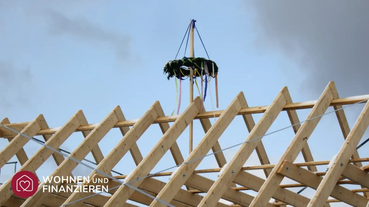Baunebenkosten beim Hausbau Richtfest