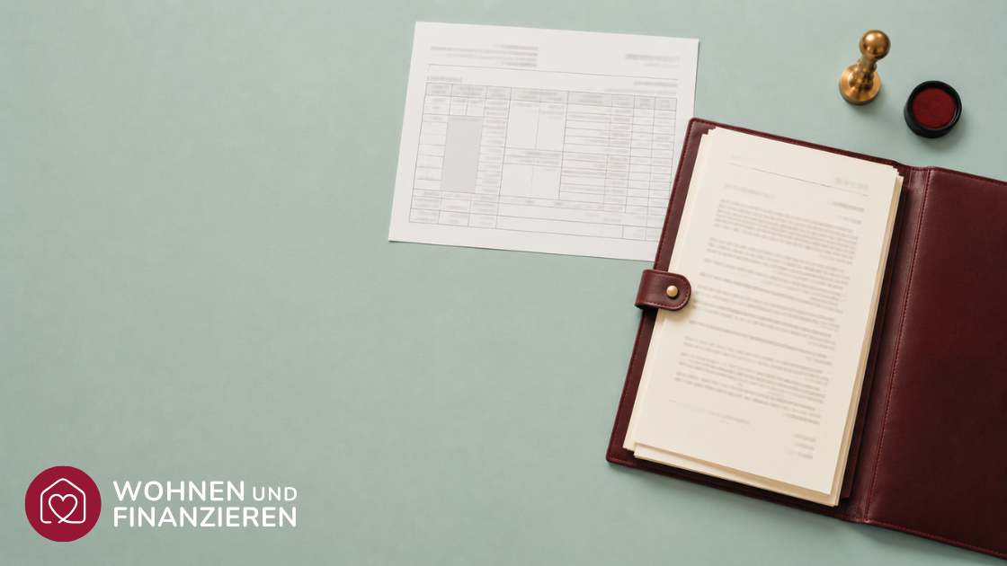 Immobilienkaufvertrag prüfen – Käufer und Notar am Tisch"